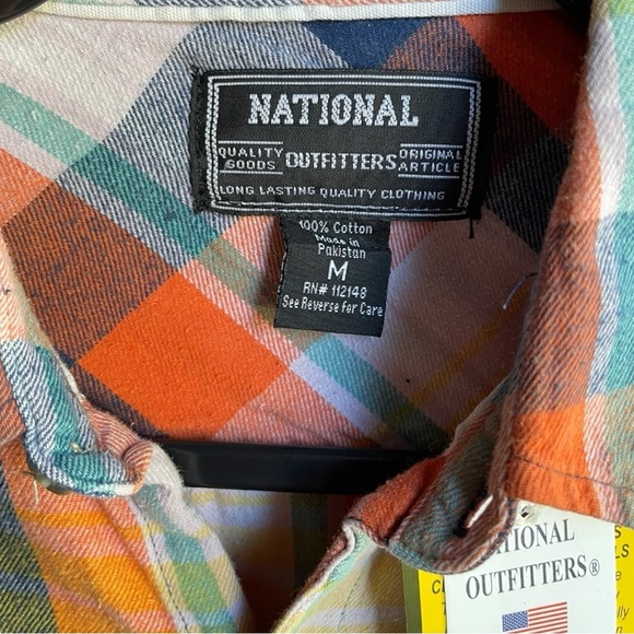 National Outfitters NWT Plaid Button Down - Size M - Picture 3 of 4